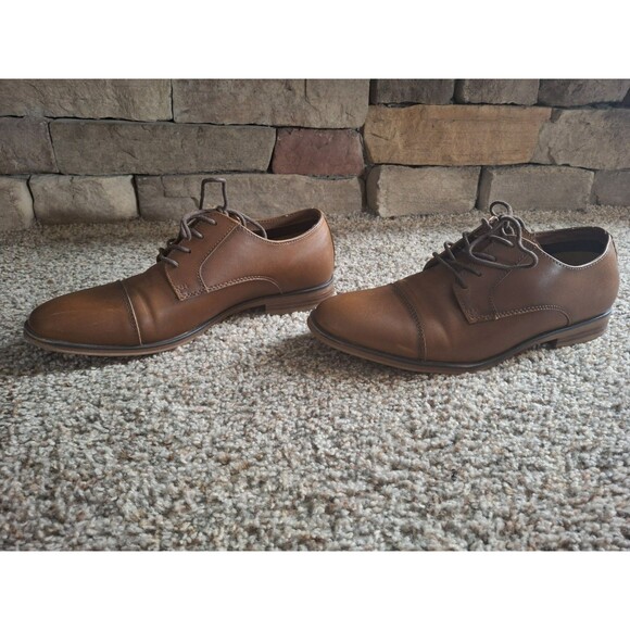 Apt. 9 Ortholite Impressions Men's Brown Dress Shoes, Size 8 Med, Gently Used - Picture 5 of 7